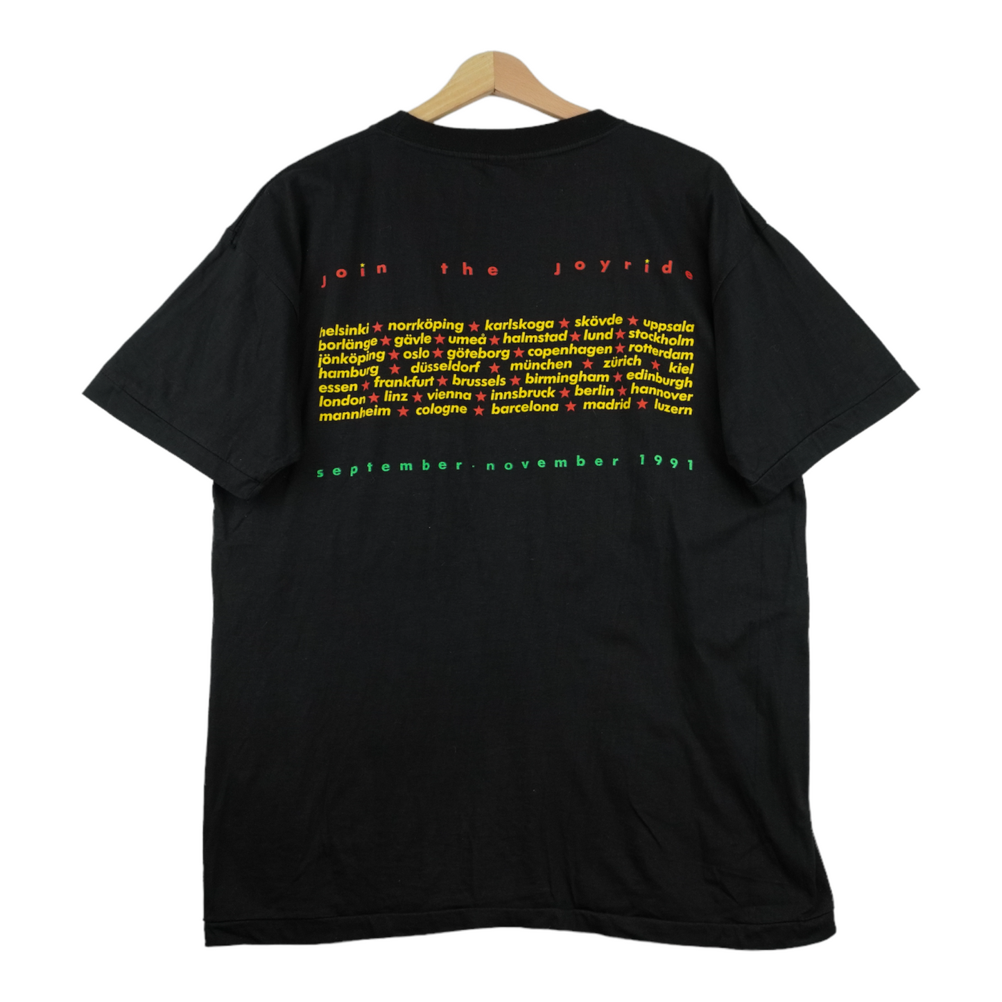 90s Roxette Band T-Shirt Black  L