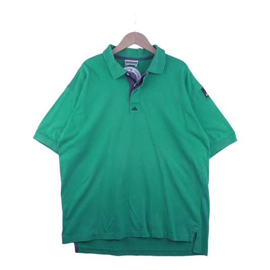 90s Adidas Equipment Polo-Shirt Green L