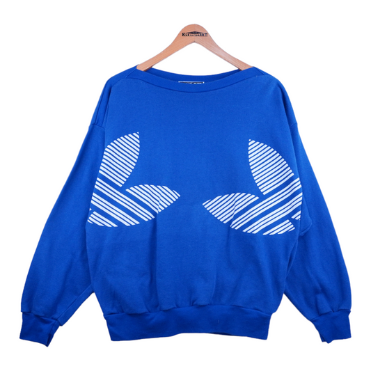 90s Adidas Takeoff Sweatshirt Blue S/M