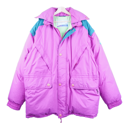 90s Diadora Down & Ski Jacket Pink  L