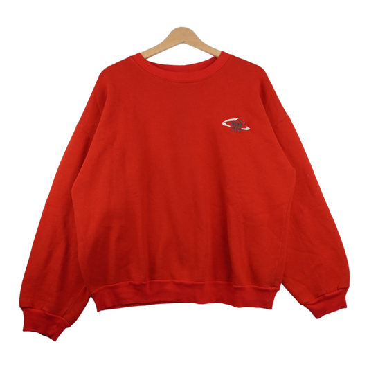 90s Puma Disc Sweatshirt Red M