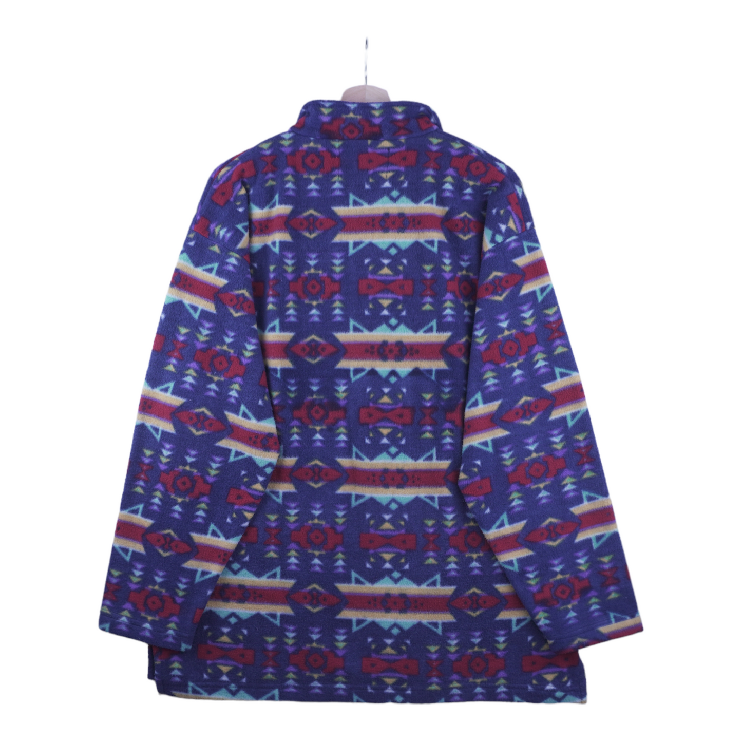 80s Personal Identity PID Fleece Blue Red L
