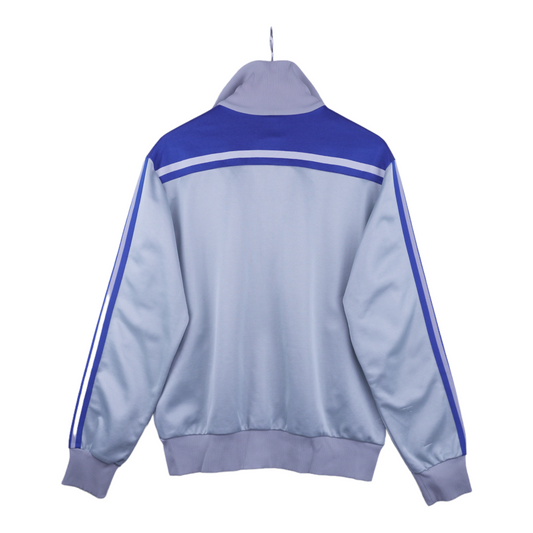 80s Adidas Trackjacket Grey Blue M