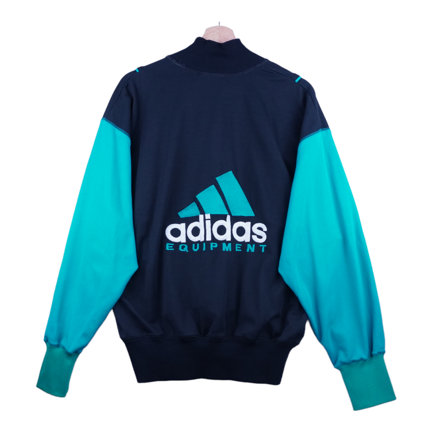 90s Adidas Equipment Sweatshirt Black Green M