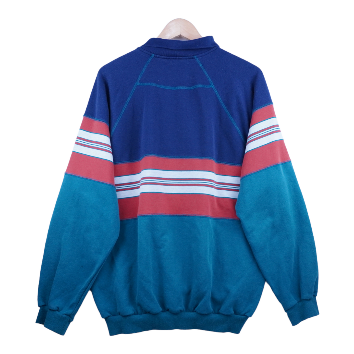 90s Adidas Sweatshirt Green Navy L