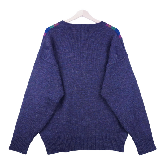 90s Balloon Sweater Very dark red L