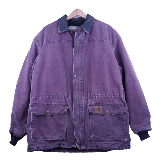 90s Carhartt Jacket Burgundy  M/L