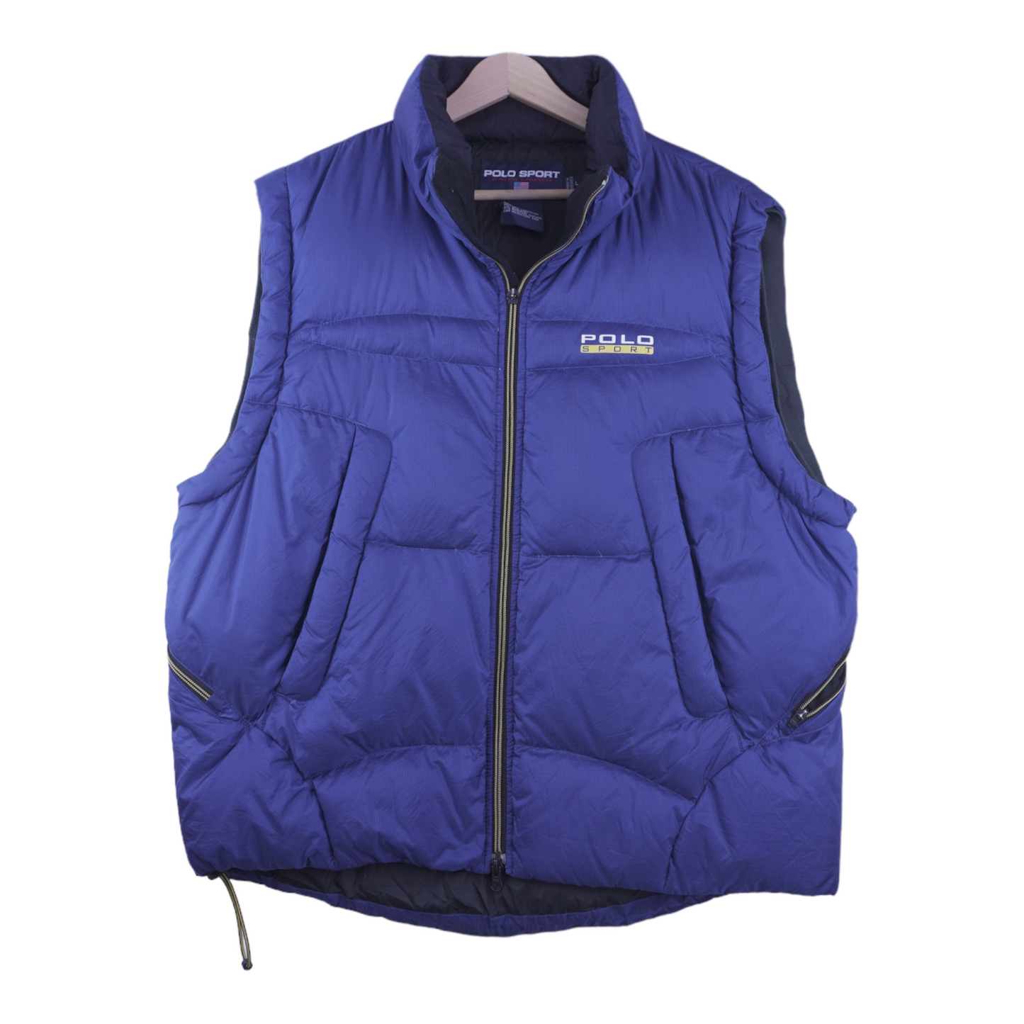 00s Polo Sports Puffer Vest Blue  L