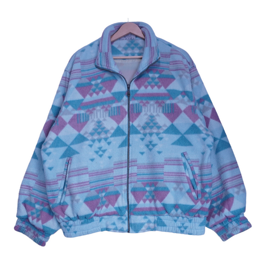 90s Panther Fleece Lime  M