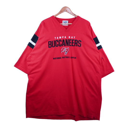 90s Lee Sport NFL Tampa Bay Bucaneers T-Shirt Red Black XXL