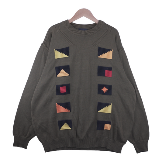 00s Carlo Colucci Sweater Brown/Khaki L