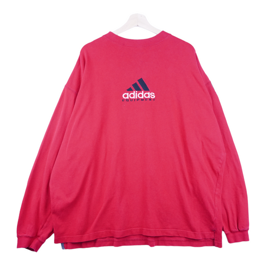 90s Adidas Equipment Longsleeve Red  L