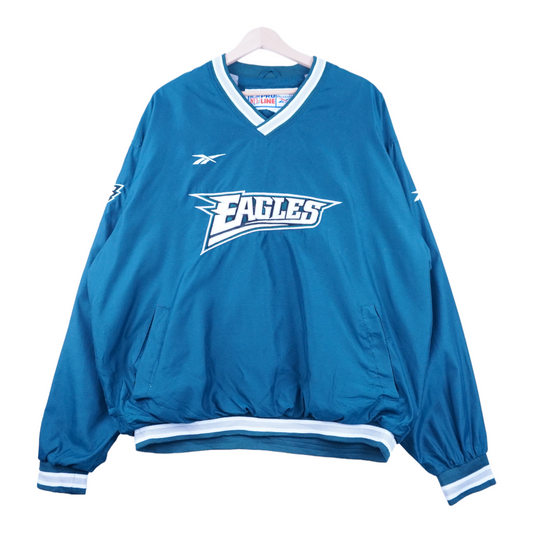 90s Reebok Philadelpia Eagles NFL Pullover Green L