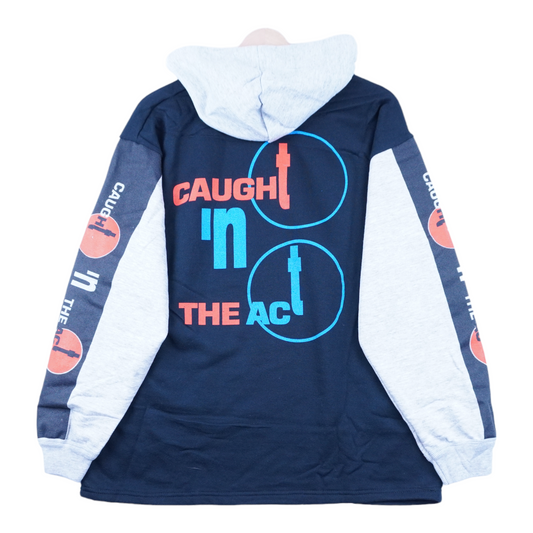 90s Caught in the Act Hoodie Black  L