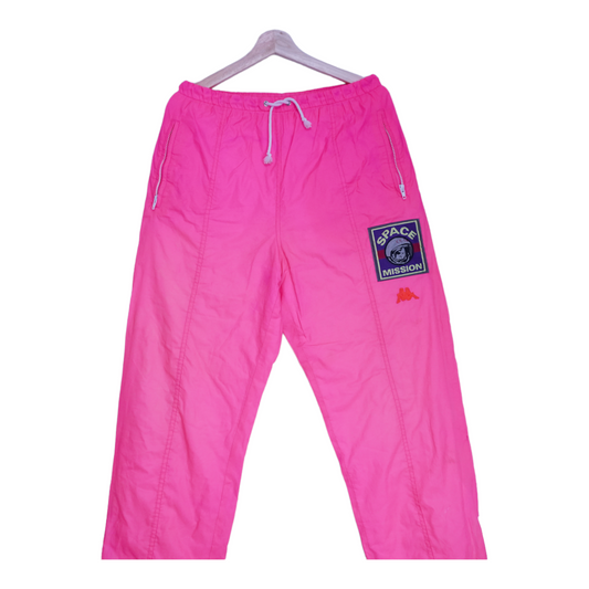 90s Kappa Space Mission Pants Pink  L/XL