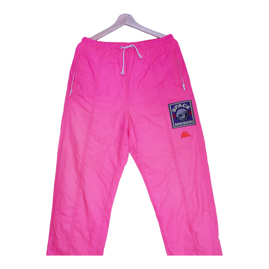 90s Kappa Space Mission Pants Pink L/XL