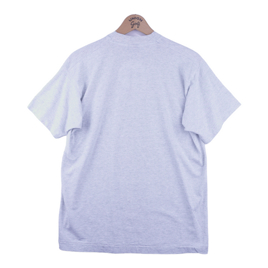 90s Screen Stars Fish Fishing Fishers T-Shirt Grey  M