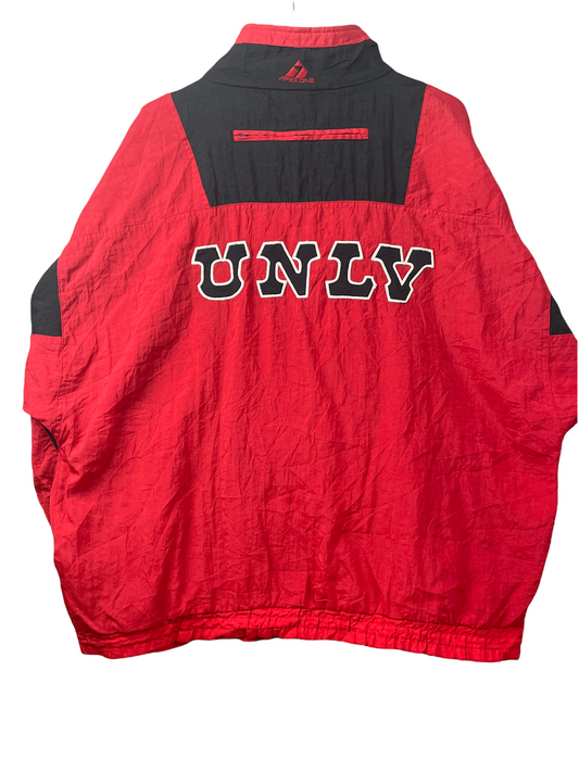 90s Apex One Varsity UNLV Rebels NCAA Jacket Red Black