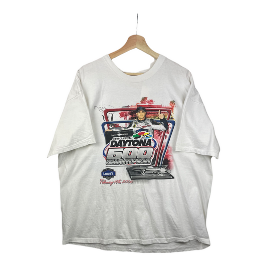 00s Chase Daytona NASCAR T-Shirt White  XL