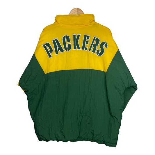 90s Apex One Green Bay Packers NFL Jacket Green Yellow XXL