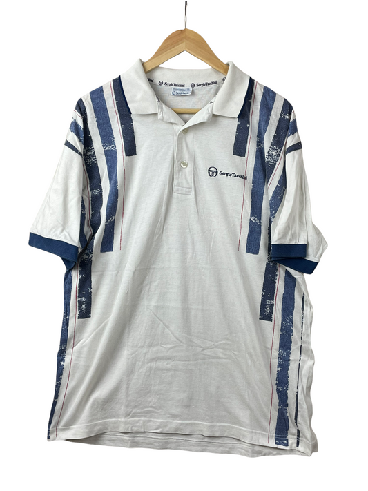 90s Sergio Tacchini Polo White L