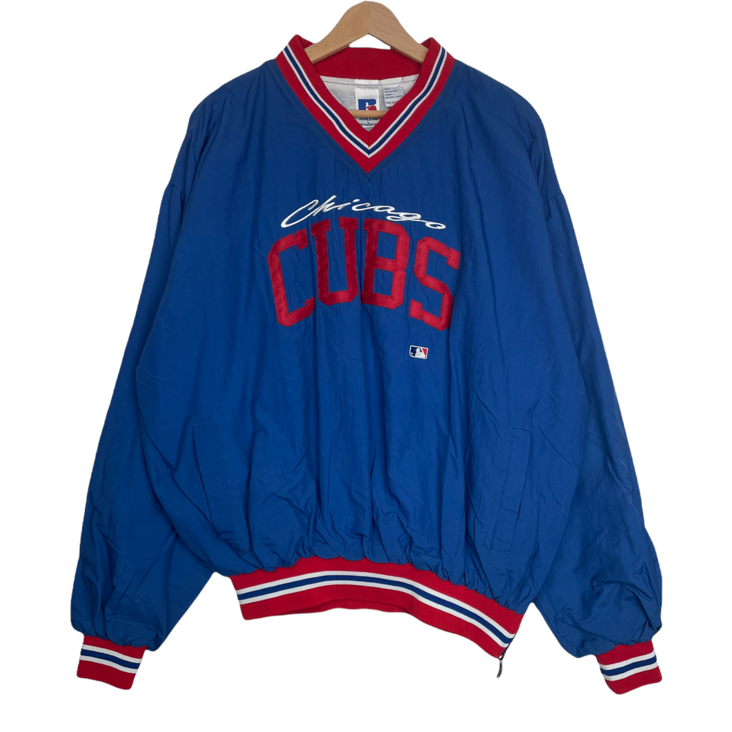 00s Russel Athletic Chicago Cubs NHL Pullover Blue Red L