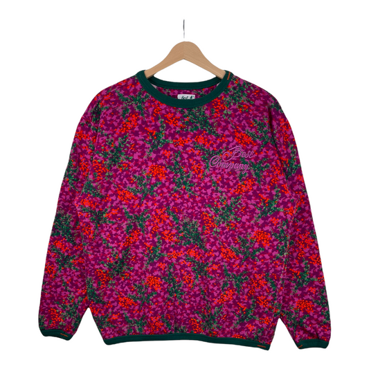 80s Best Company Sweatshirt Red Pink S/M