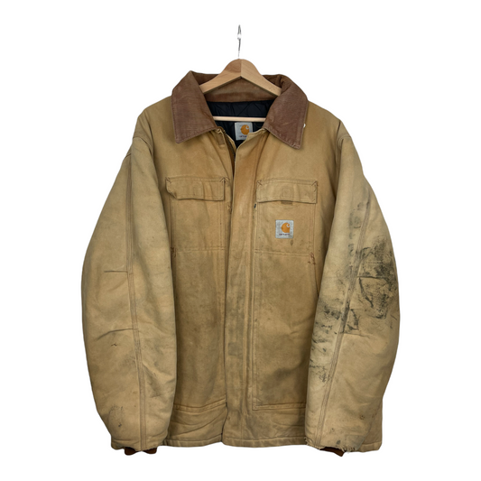 00s Carhartt Jacket Beige Brown