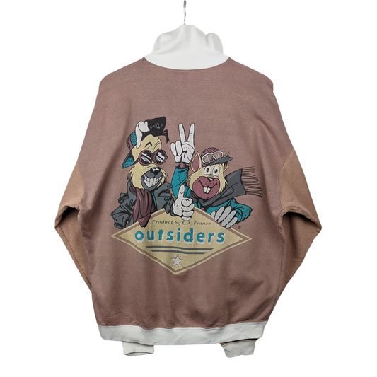 80s Outsiders Sweatshirt Brown  M/L