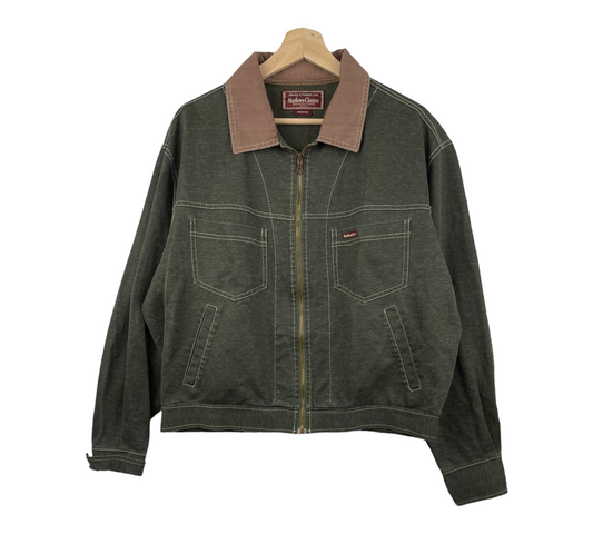 90s Marlboro Classics Jacket Green Brown M