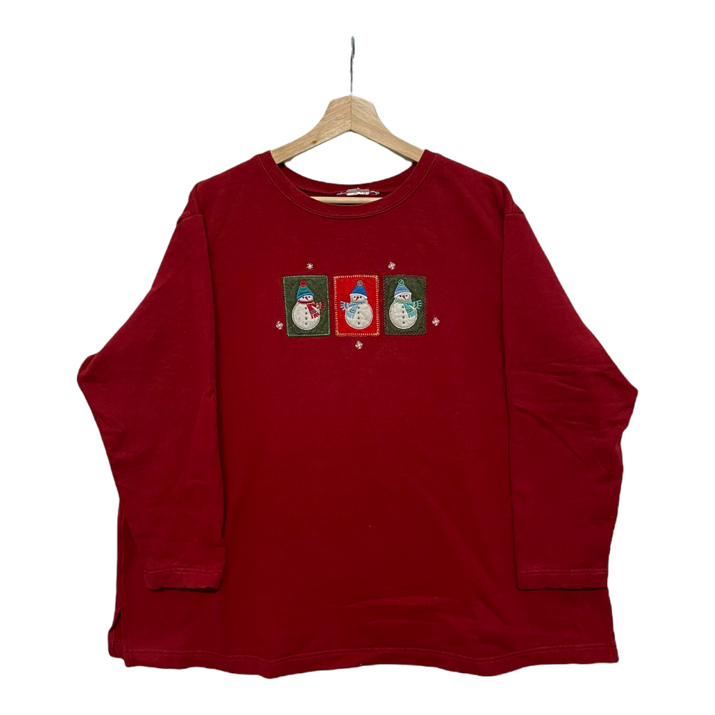 00s Unbranded Christmas Sweatshirt Red  XL