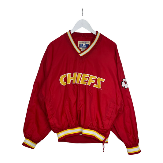 90s Starter Kansas City Chiefs NFL Pullover Red L