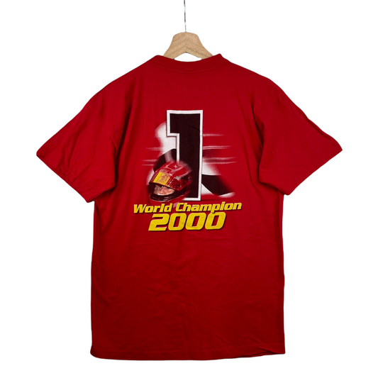 00s Michael Schumacher T-Shirt Red  S/M