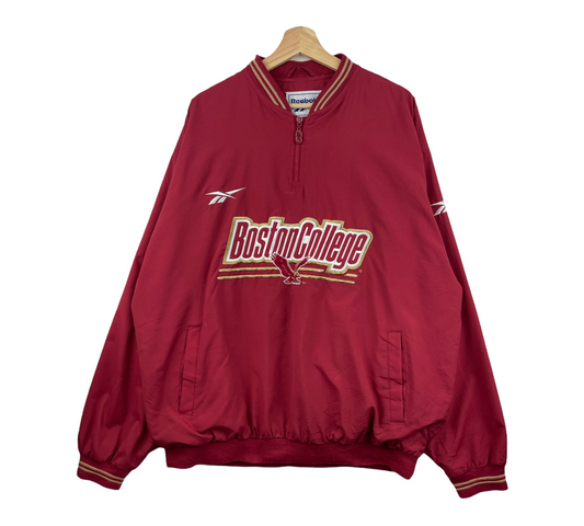 90s Reebok Boston College Eagles NCAA Pullover Red  XL