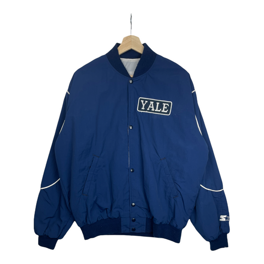 80s Starter Yale NCAA Jacket Blue  L