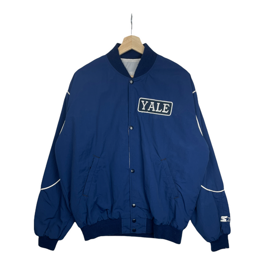 80s Starter Yale NCAA Jacket Blue L