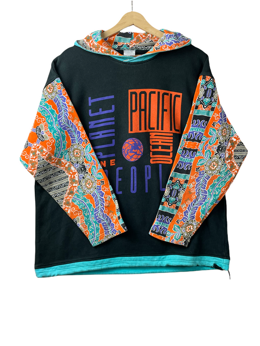 80s Ocean Pacific Hoodie Black