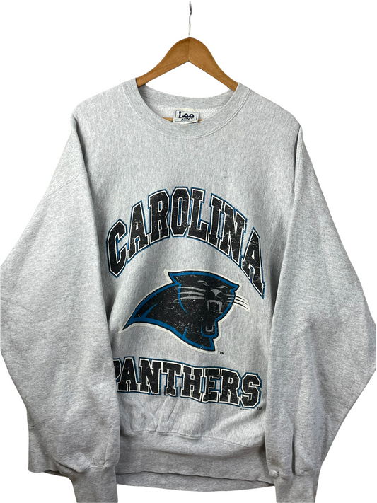 90s Carolina Panthers NFL Lee Sport Sweatshirt Grey