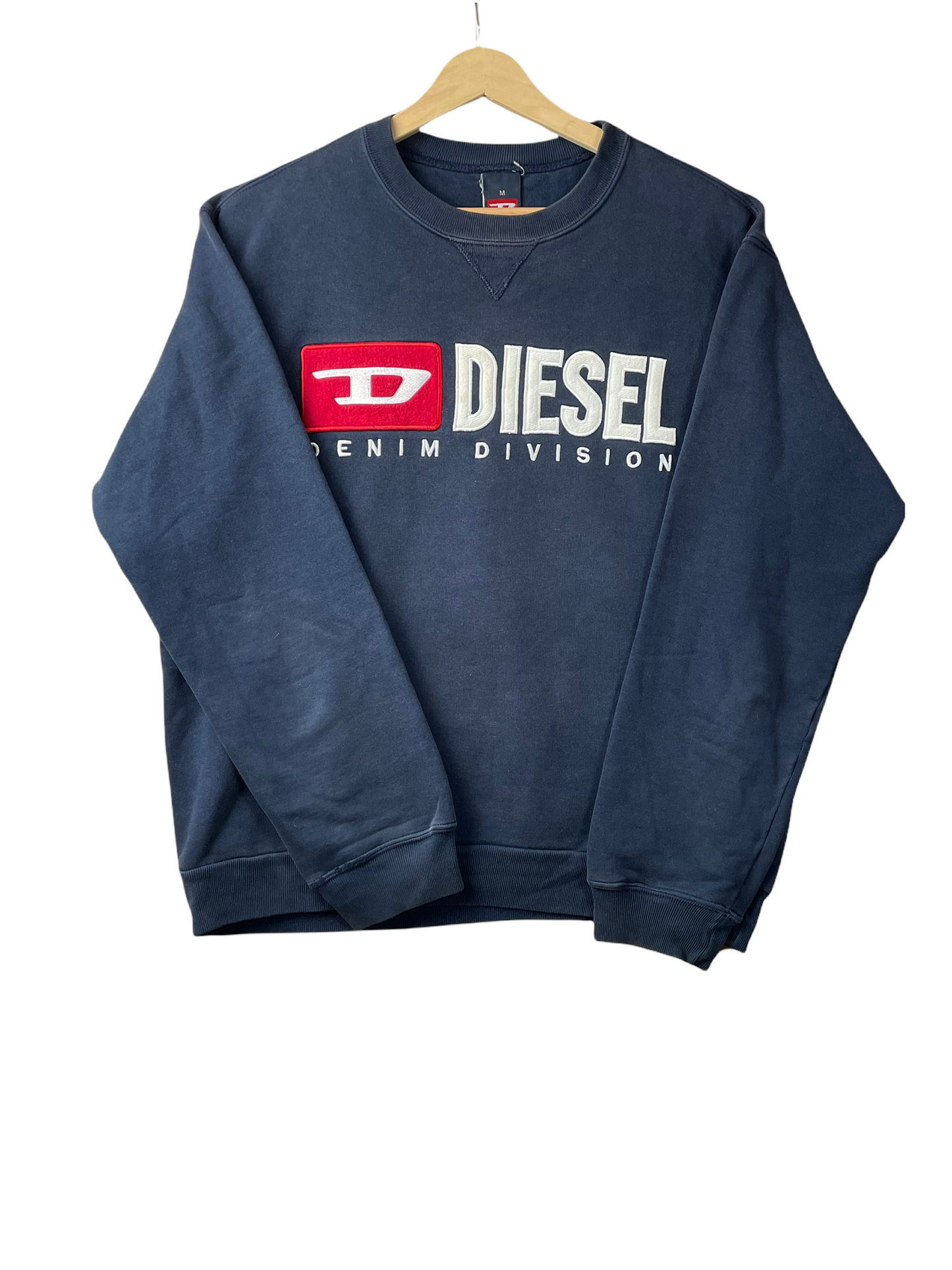 00s Diesel Sweatshirt Navy Red