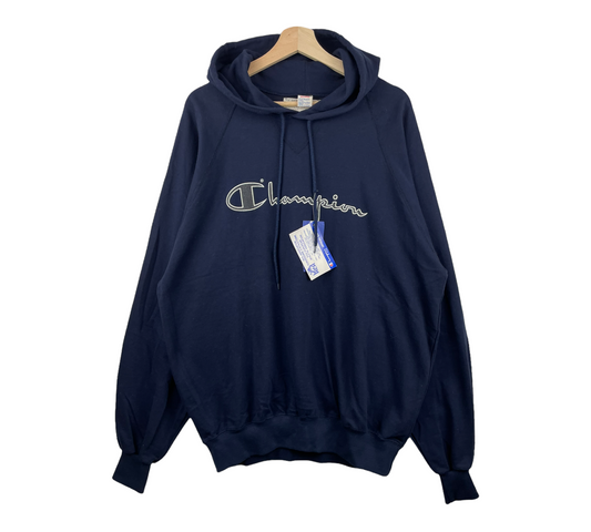 90s Champion Hoodie Navy XL/XXL