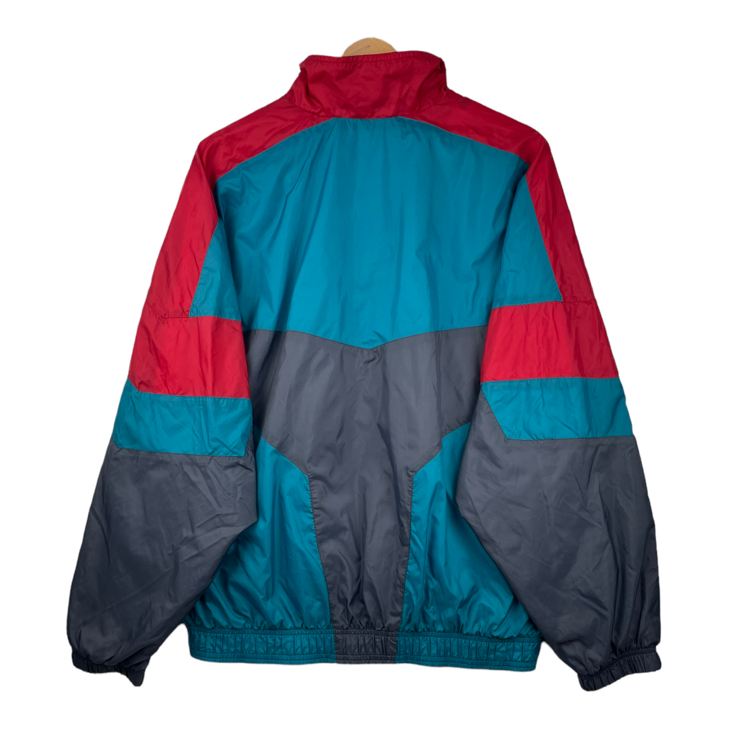 90s Nike Trackjacket Green Red M