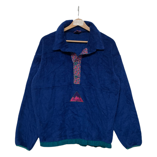 90s HellyHansen Propile Crazy Fleece Blue  M