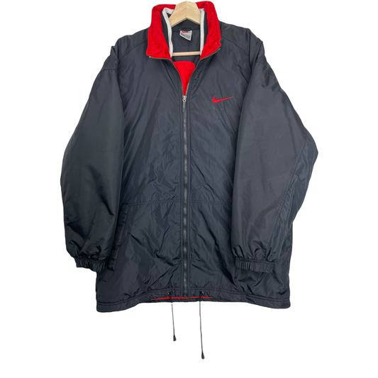 90s Nike Jacket Black Red M