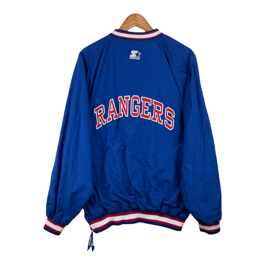 90s Starter New York Rangers NHL Pullover Blue Red XL