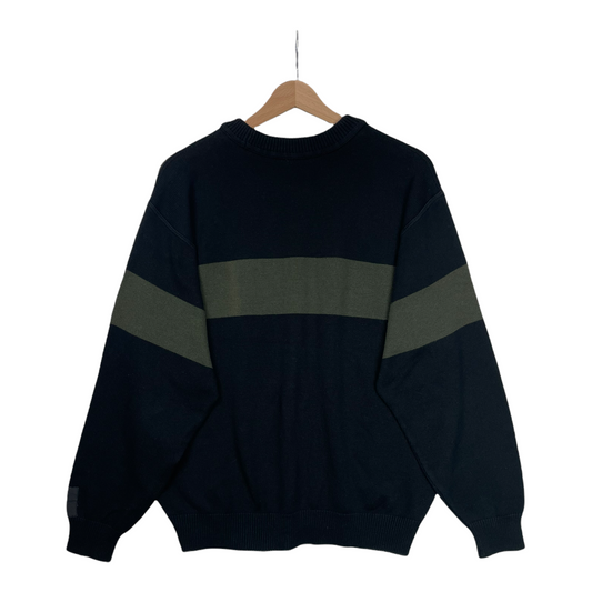 90s Carlo Colucci Knit Black Grey L