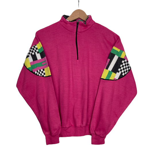 80s Unbranded Sweatshirt Pink S