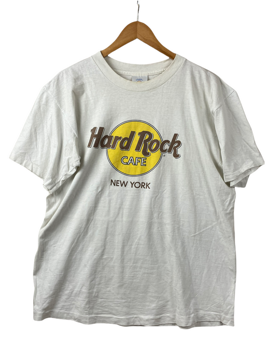 90s Hard Rock Cafe New York USA T-Shirt White