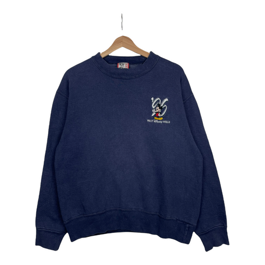 90s Walt Disney World Sweatshirt Navy L/M