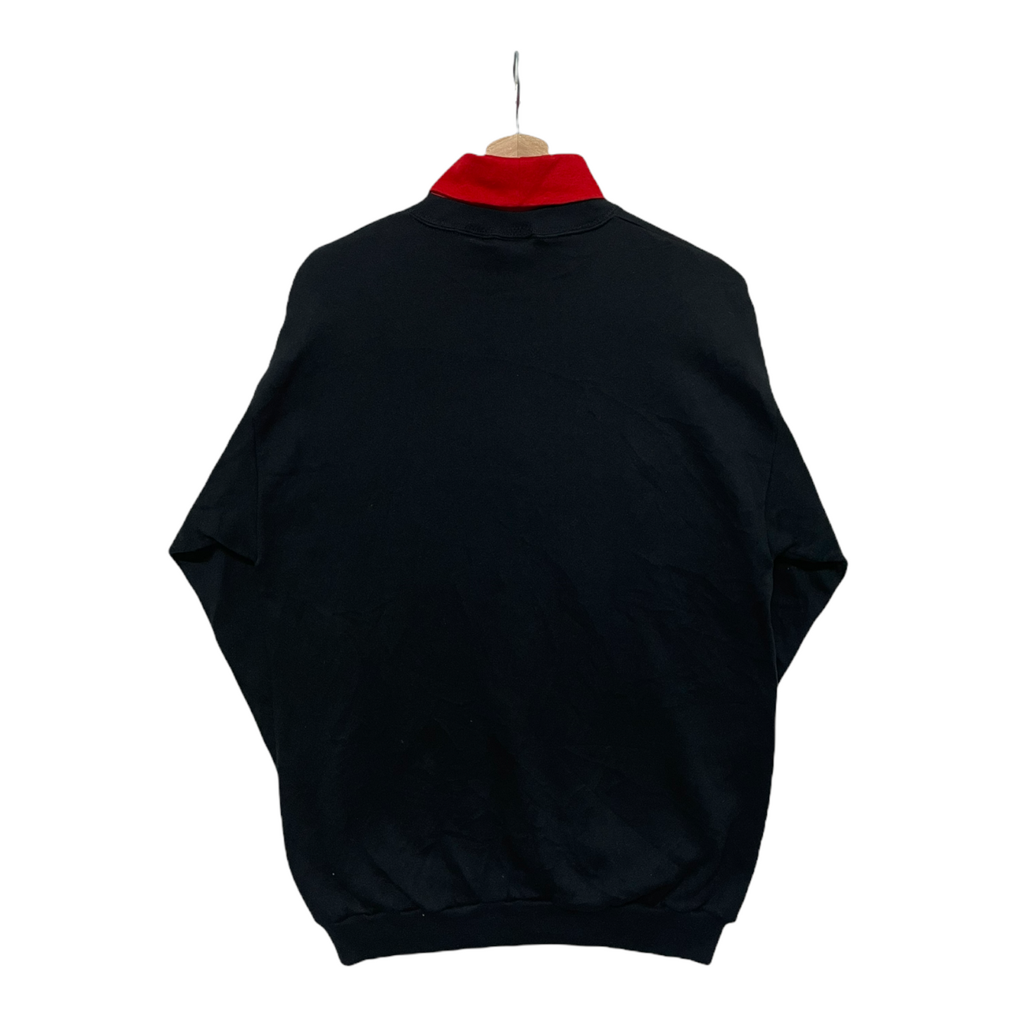 00s Tultex Christmas Sweatshirt Black Red L/M