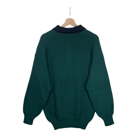 80s Nazareno Gabrielli Knit Green  L